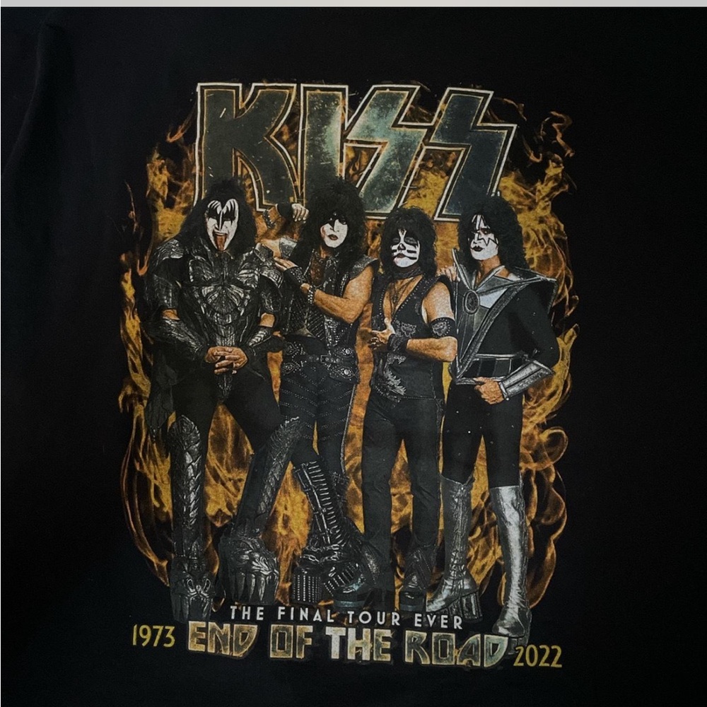 KISS  End of the road 2022 World Tour Graphic Tee